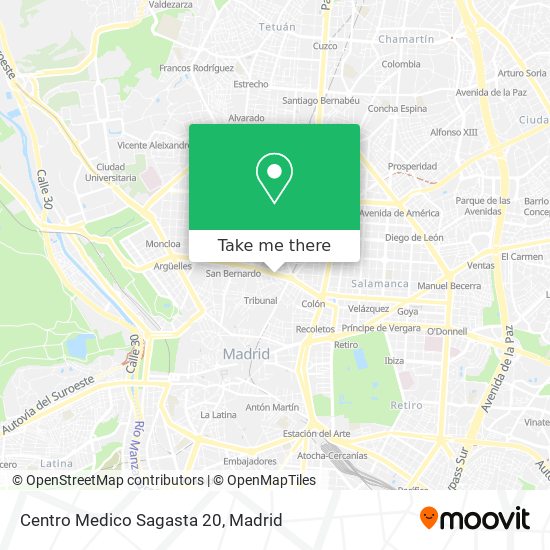 mapa Centro Medico Sagasta 20