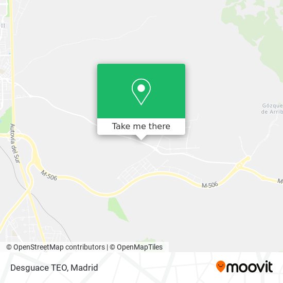 Desguace TEO map