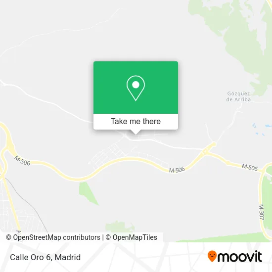 Calle Oro 6 map