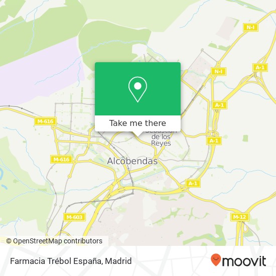 Farmacia Trébol España map