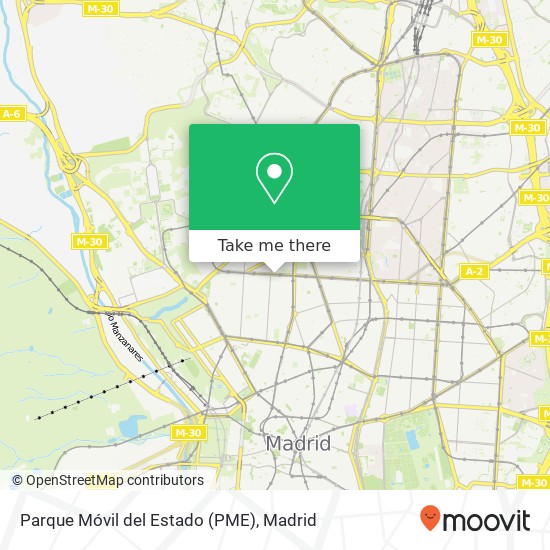 Parque Móvil del Estado (PME) map