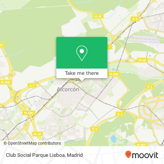 Club Social Parque Lisboa map