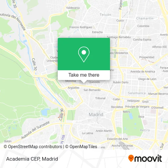 Academia CEP map