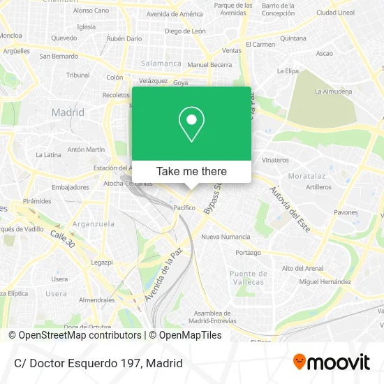 C/ Doctor Esquerdo 197 map