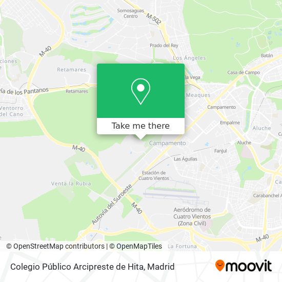Colegio Público Arcipreste de Hita map