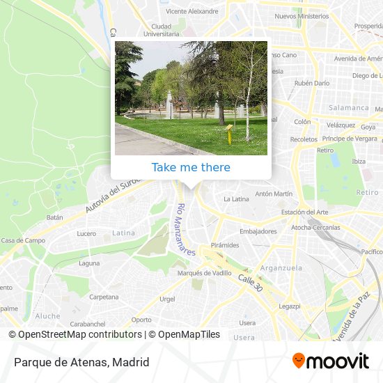 Parque de Atenas map