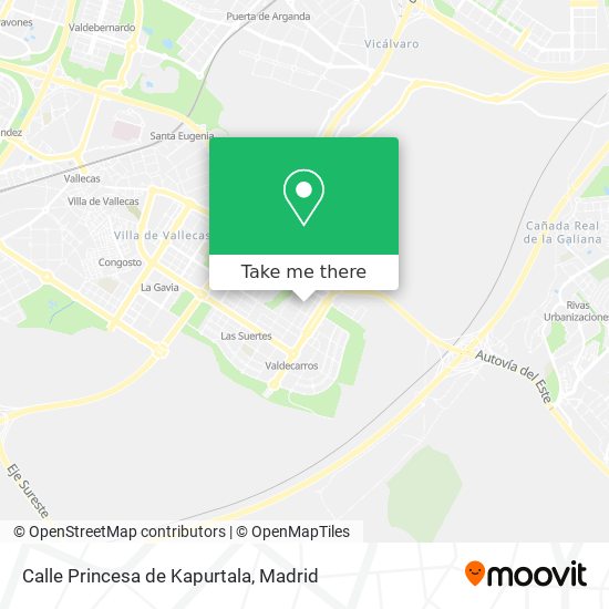 Calle Princesa de Kapurtala map