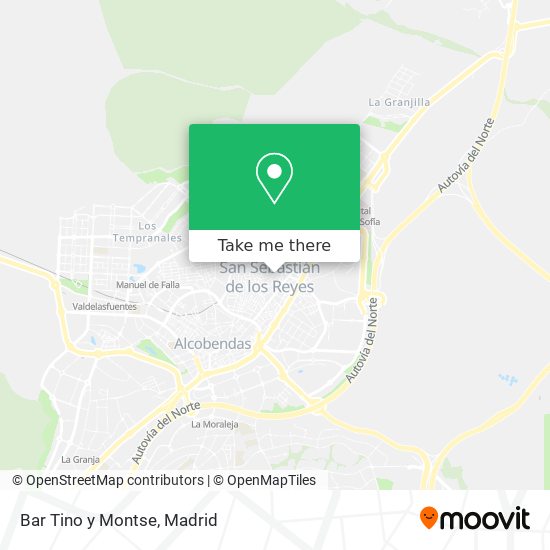 Bar Tino y Montse map