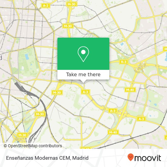 Enseñanzas Modernas CEM map