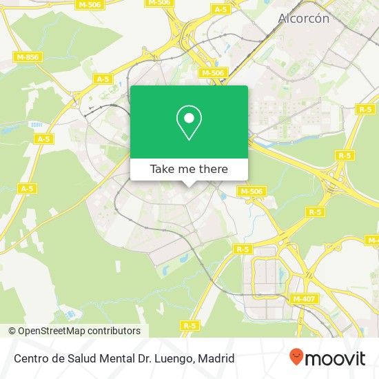 Centro de Salud Mental Dr. Luengo map