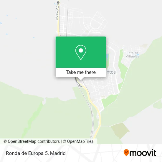 Ronda de Europa 5 map