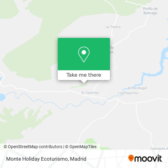 Monte Holiday Ecoturismo map