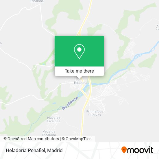 mapa Heladería Penafiel