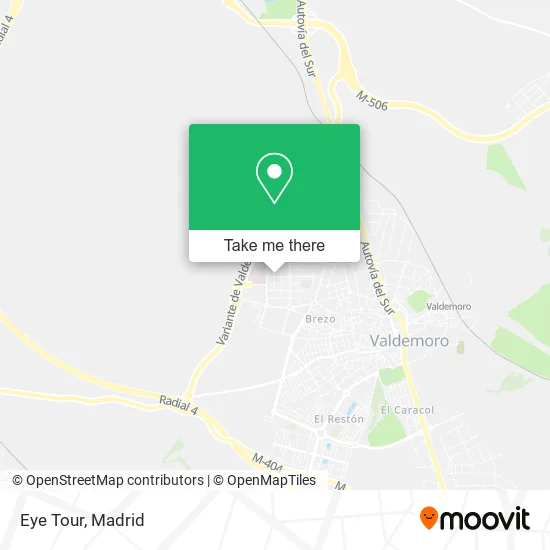 Eye Tour map