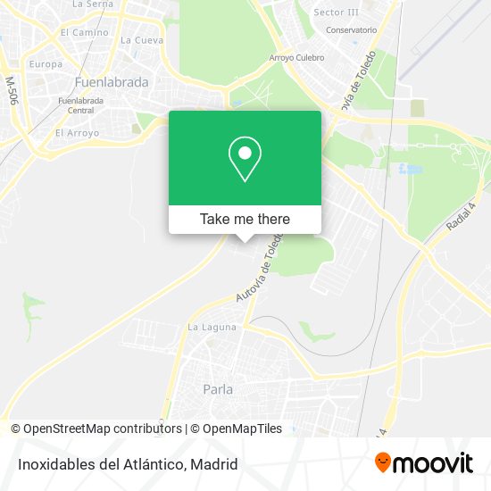 Inoxidables del Atlántico map