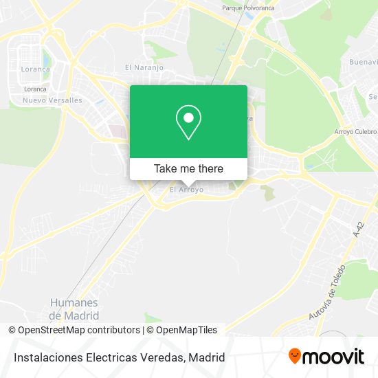 Instalaciones Electricas Veredas map