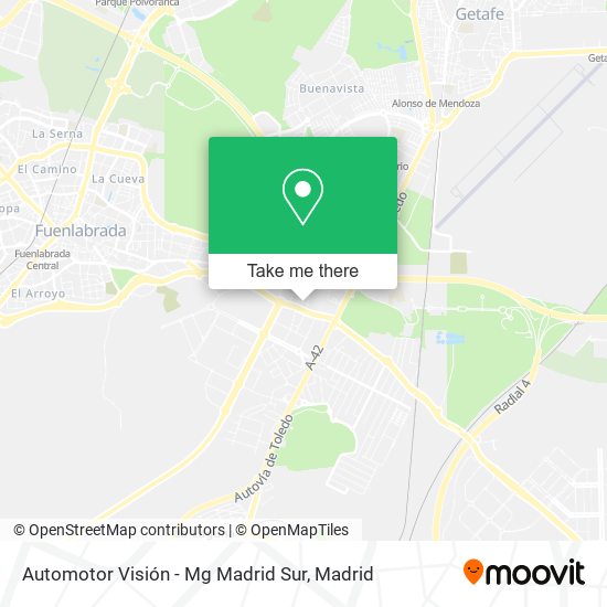 mapa Automotor Visión - Mg Madrid Sur