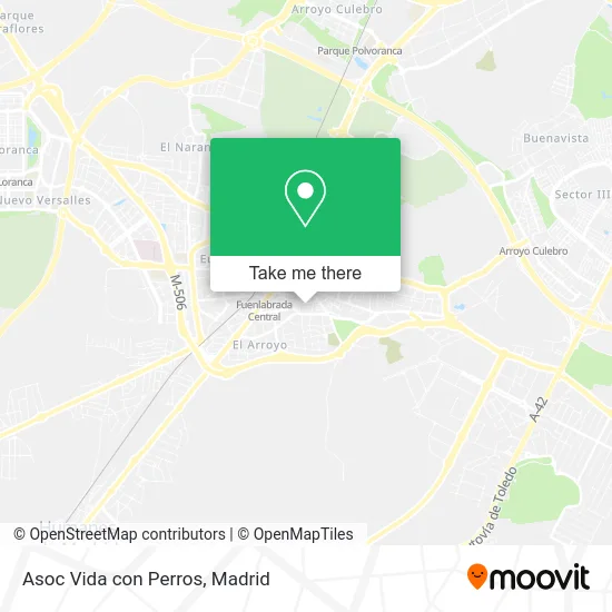 Asoc Vida con Perros map