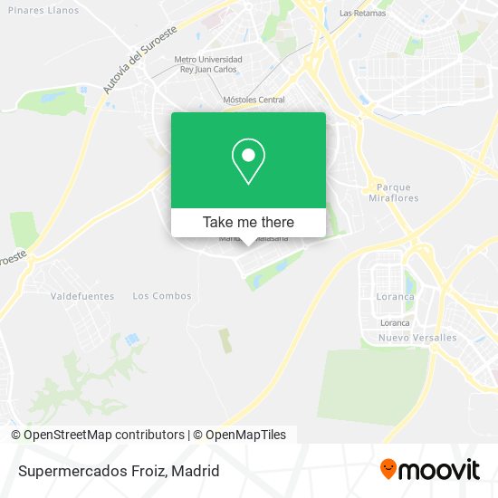 Supermercados Froiz map