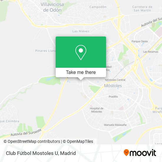 Club Fútbol Mostoles U map
