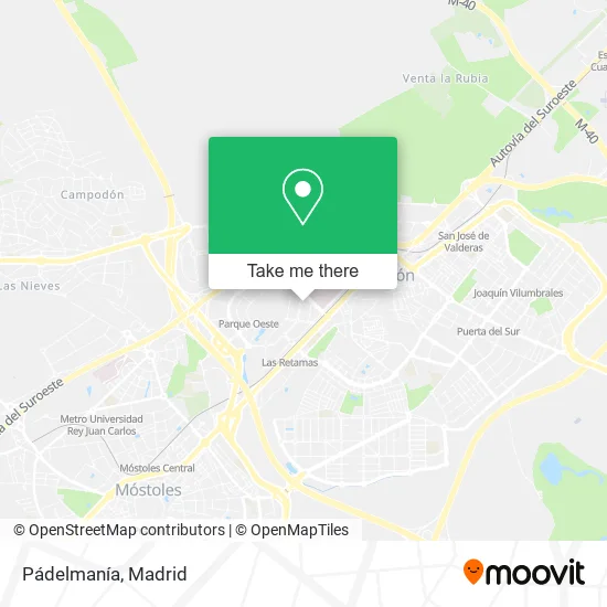 mapa Pádelmanía