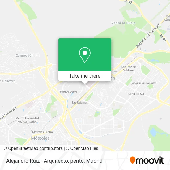 Alejandro Ruiz - Arquitecto, perito map