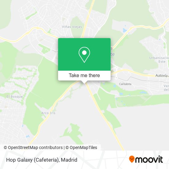 Hop Galaxy (Cafetería) map