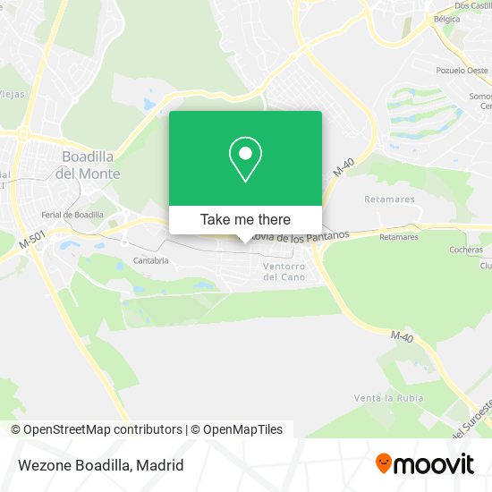 Wezone Boadilla map