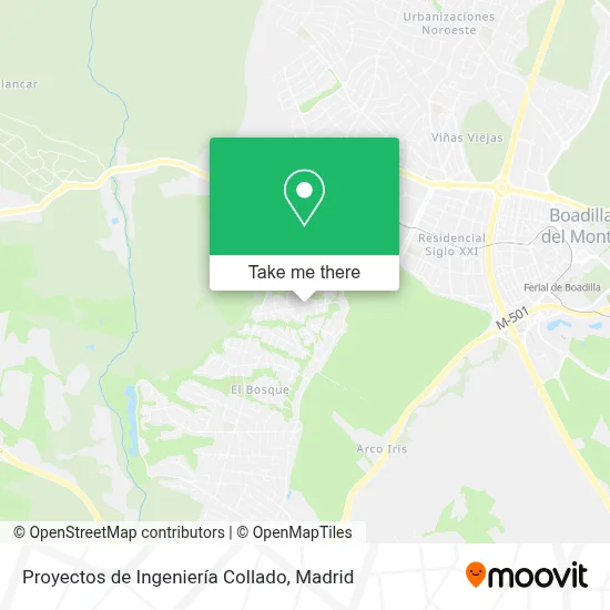 Proyectos de Ingeniería Collado map