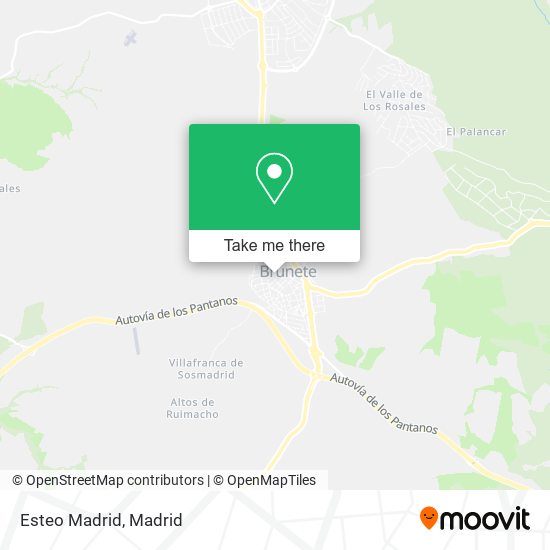 Esteo Madrid map