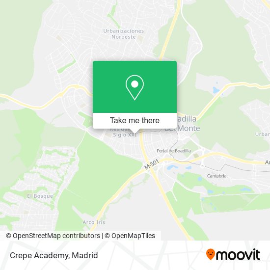 Crepe Academy map