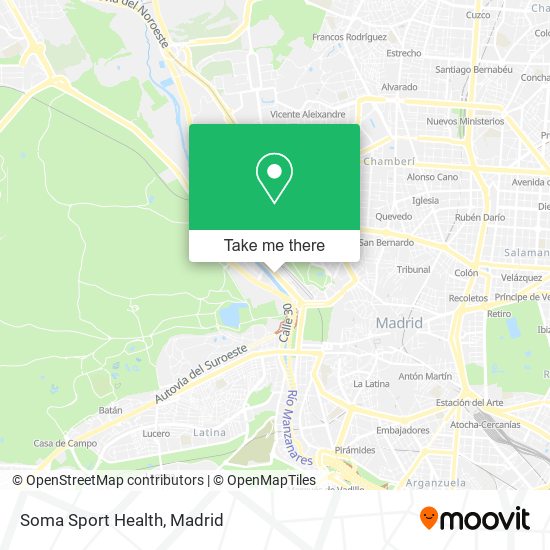 mapa Soma Sport Health