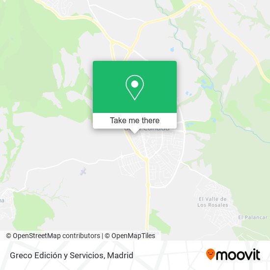 Greco Edición y Servicios map