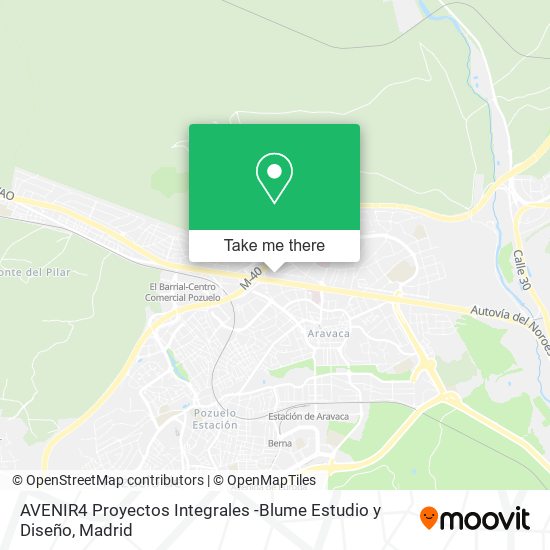 AVENIR4 Proyectos Integrales -Blume Estudio y Diseño map