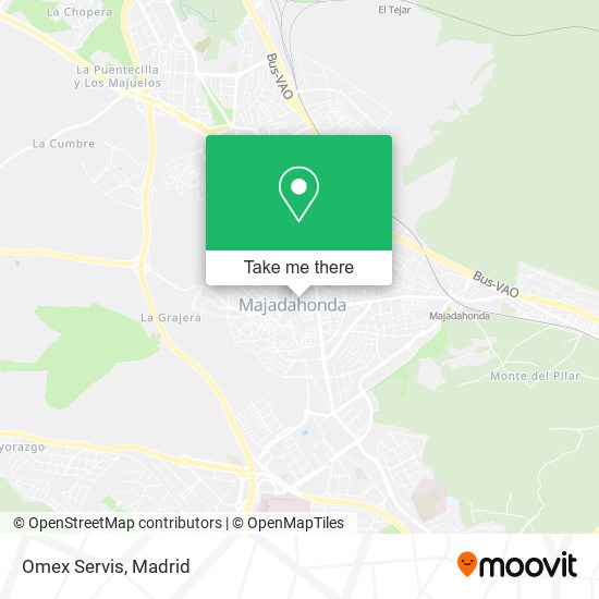 Omex Servis map