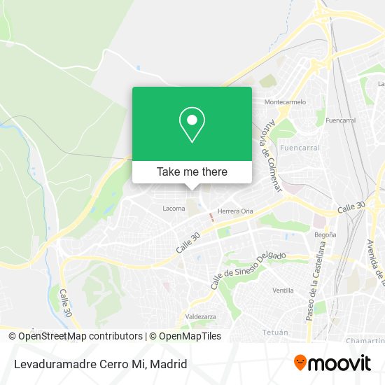 Levaduramadre Cerro Mi map