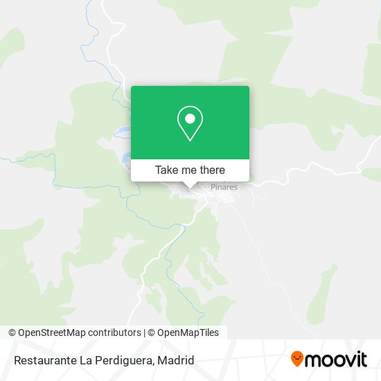 Restaurante La Perdiguera map