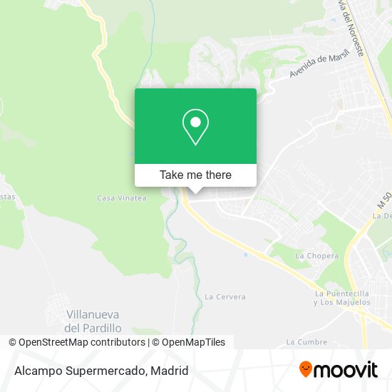 Alcampo Supermercado map