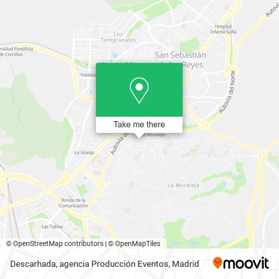 mapa Descarhada, agencia Producción Eventos