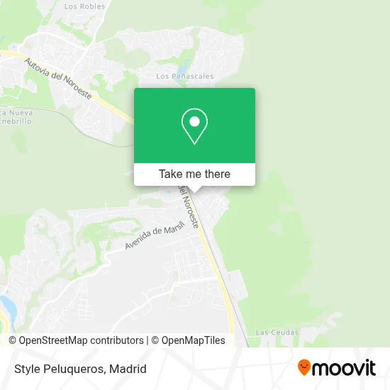 Style Peluqueros map