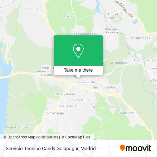 Servicio Técnico Candy Galapagar map