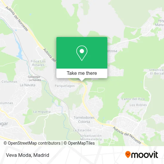 Veva Moda map