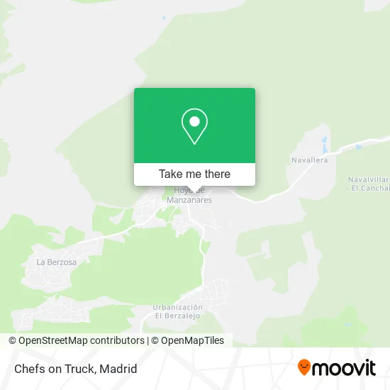 Chefs on Truck map