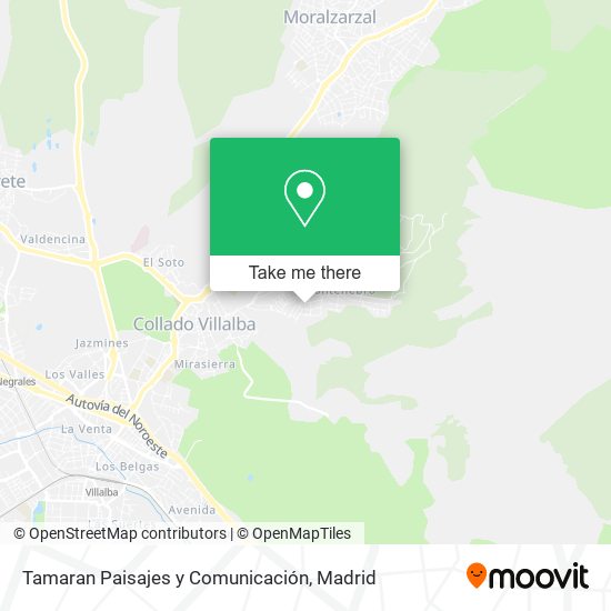 Tamaran Paisajes y Comunicación map