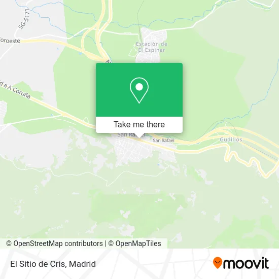 El Sitio de Cris map