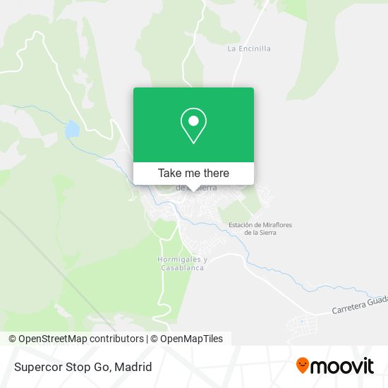 Supercor Stop Go map