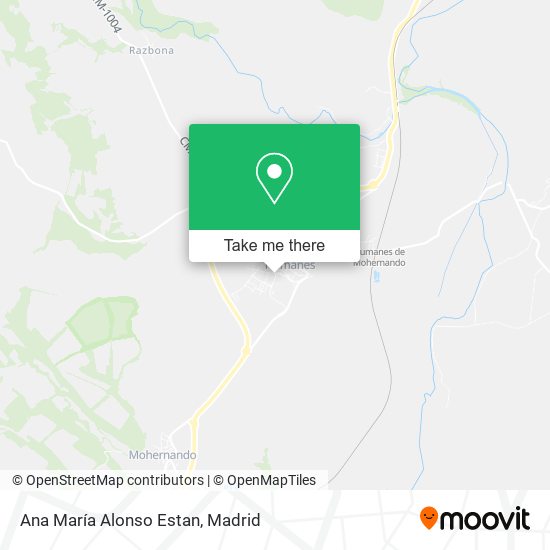 Ana María Alonso Estan map