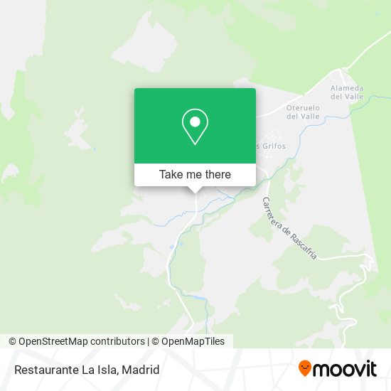 mapa Restaurante La Isla
