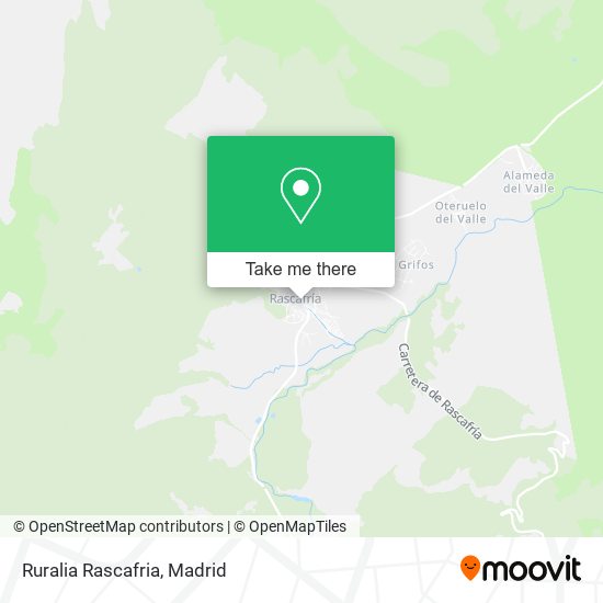 mapa Ruralia Rascafria