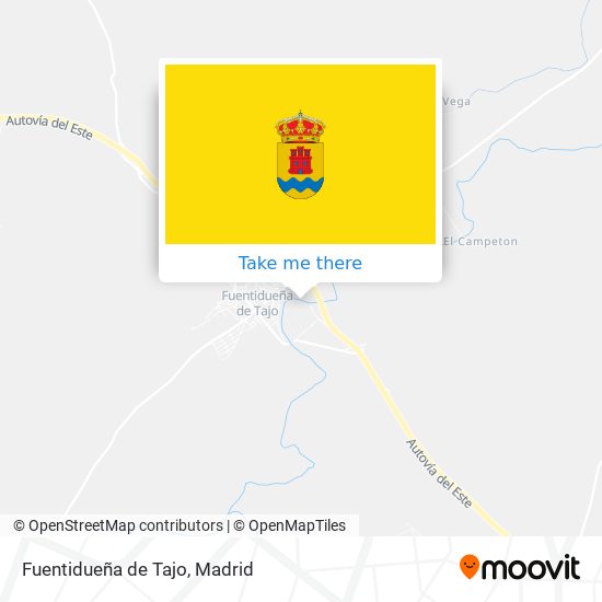 mapa Fuentidueña de Tajo